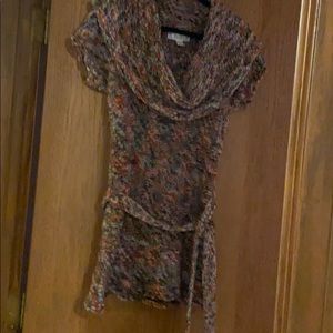 Cowl neck sweater, colors in excellent shape